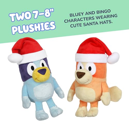 Bluey plush cuddle toy for bedtime stories.