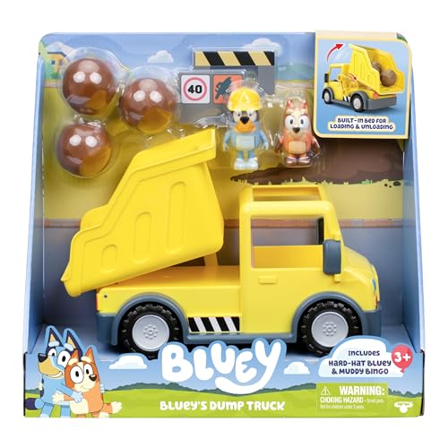 Bluey figure ready for action for seated cabin adventures