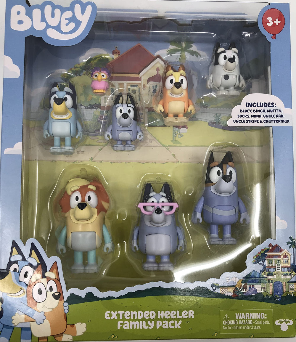 Bluey Extended Heeler Pack Bluey figure designed for imaginative storytelling play.