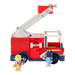 Bluey firetruck detailed bright-painted shell for durable toddler play