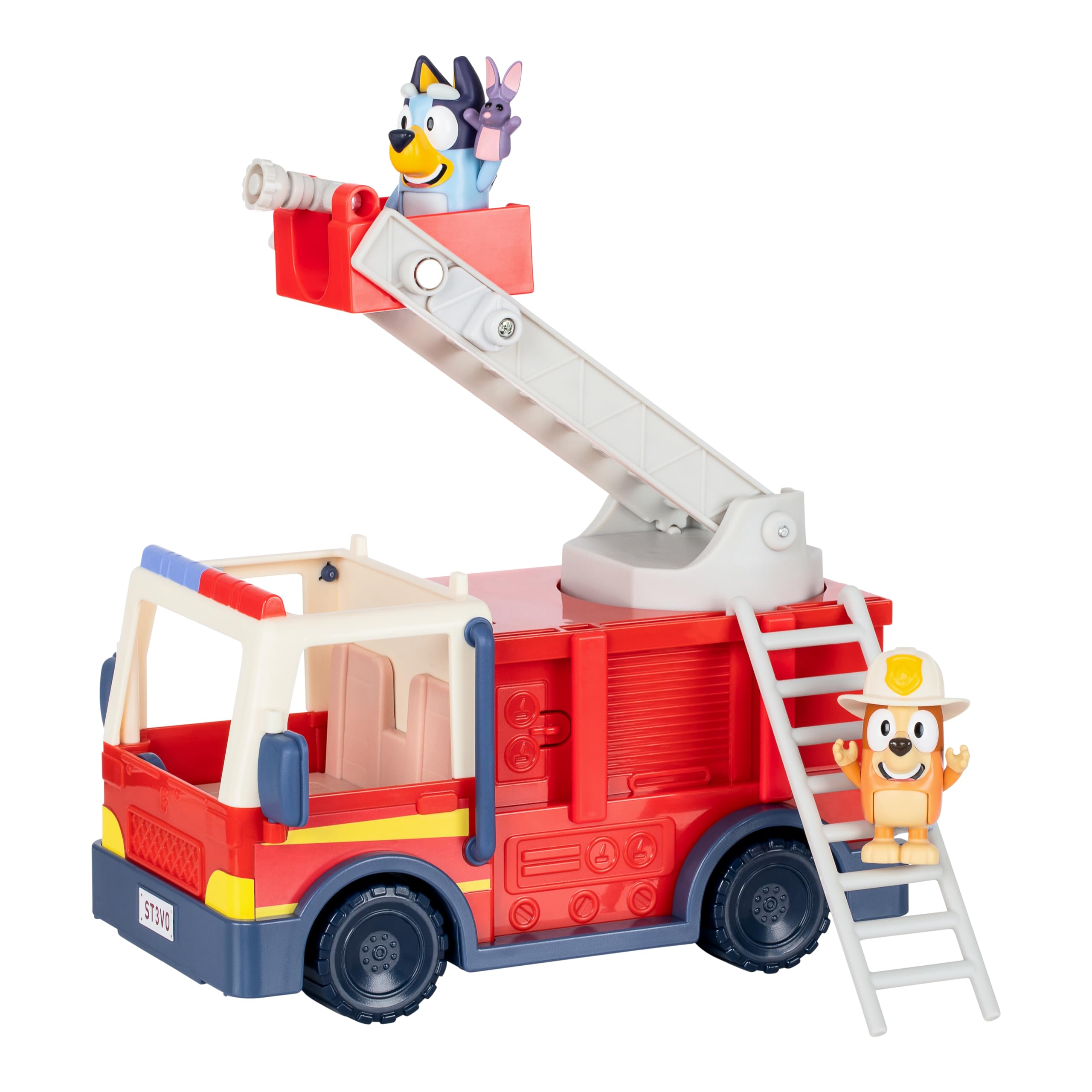 Bluey firetruck extra removable ladder adds creative climbing scenarios