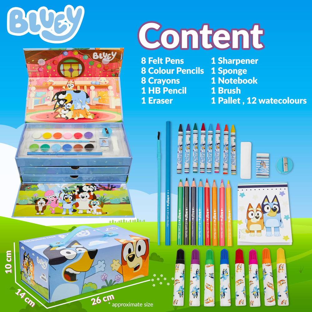 Bluey gift idea for kids who love drawing and imaginative play.