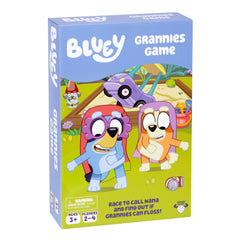 Bluey Grannies Game glasses close-up, bright pieces for tiny hands and quick setup.