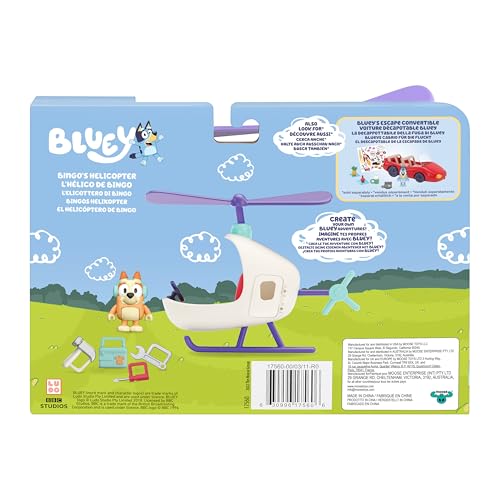 Bluey helicopter propellers provide interactive spin for pretend flight.
