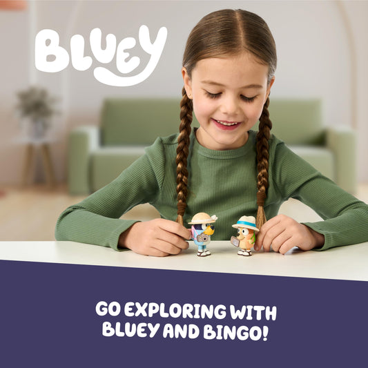 Bluey Holiday pack Bingo figure: encourages role-play and sibling adventures.