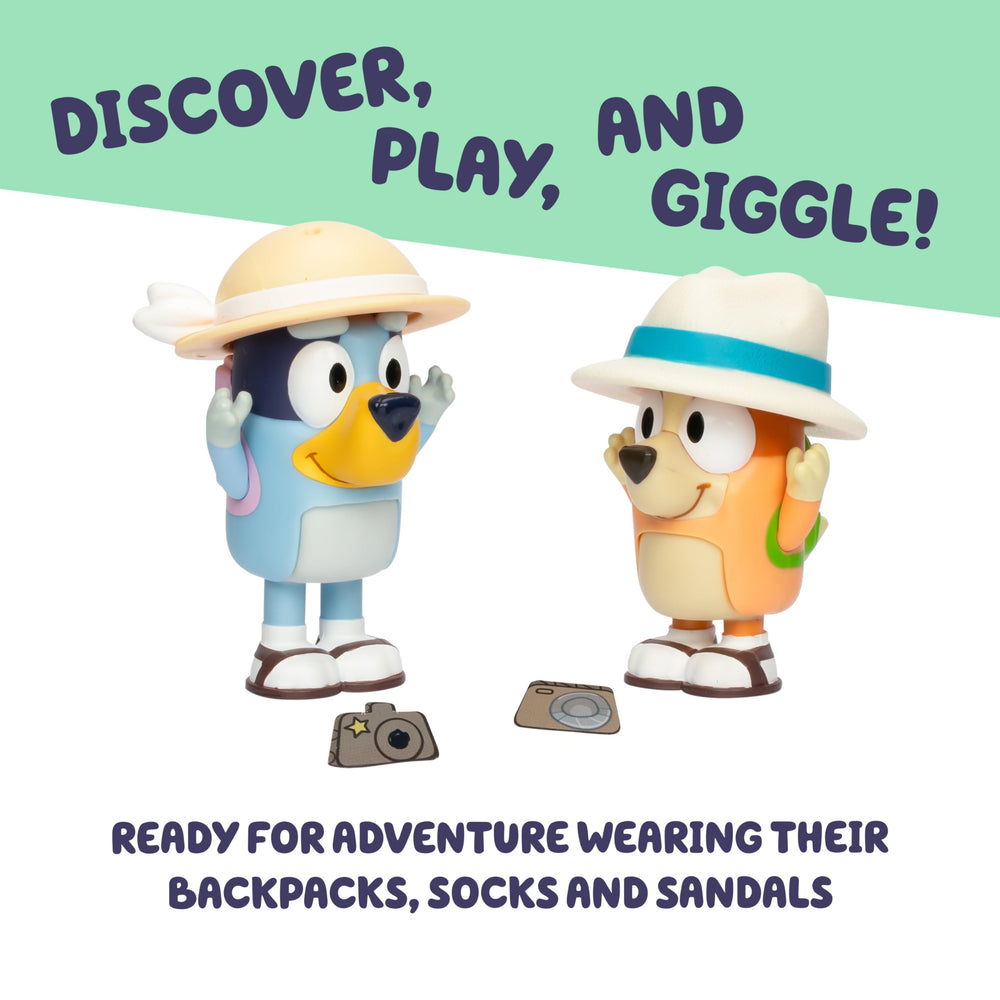 Bluey Holiday pack removable hats: easy outfit swaps for new stories.