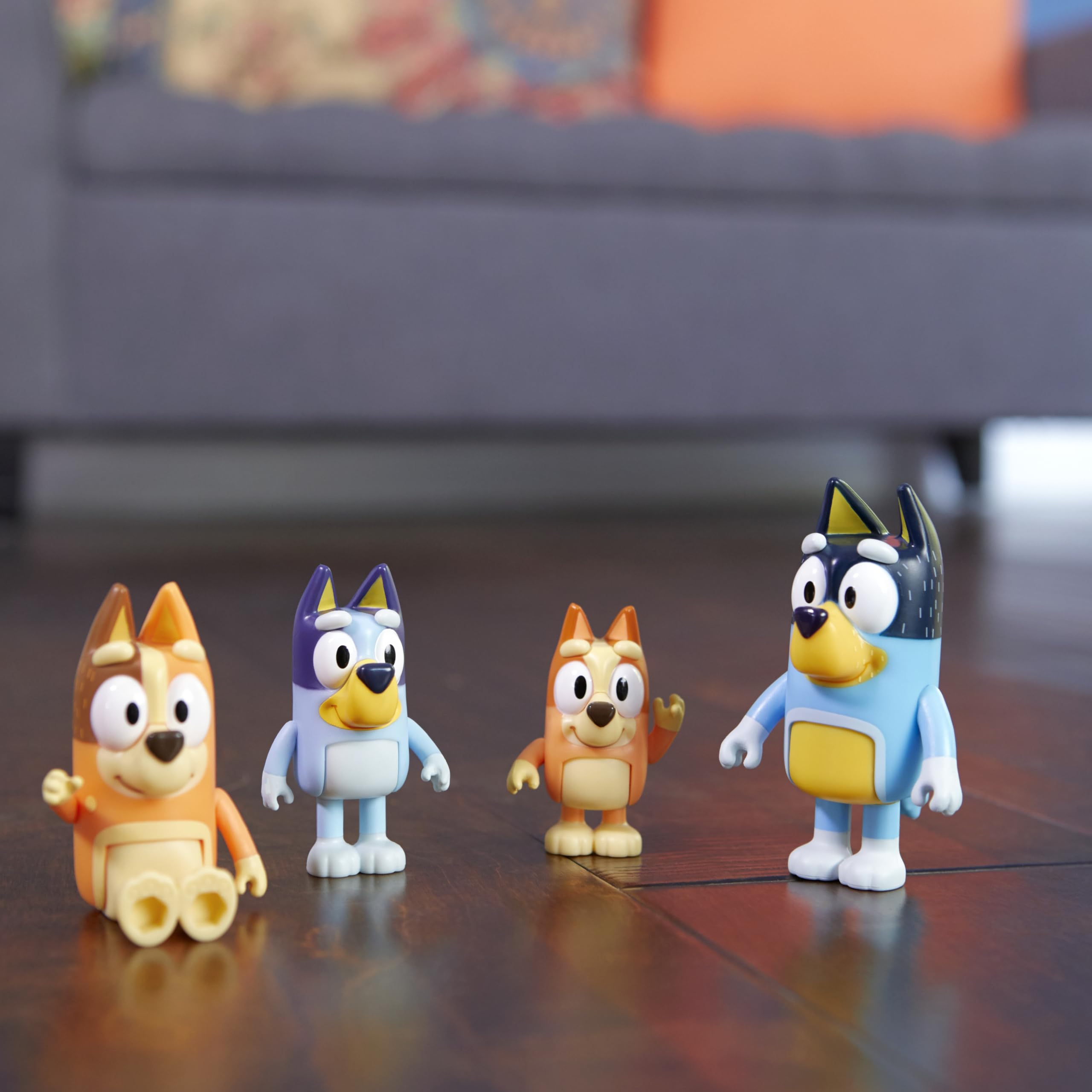 Bluey figures encourage rich storytelling and social play at home.