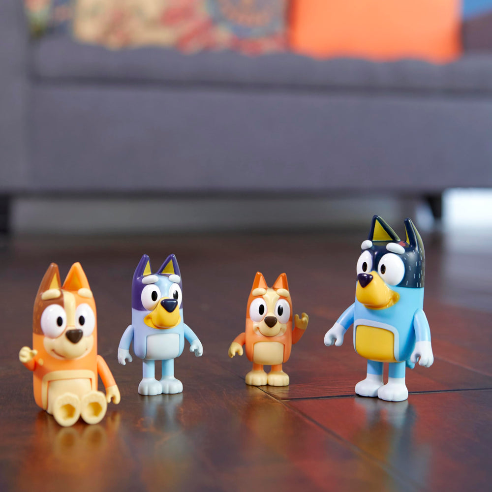 Bluey figures encourage rich storytelling and social play at home.