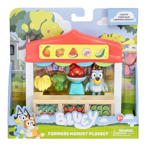 Bluey market scale and Dollar Bucks for pretend checkout in the store