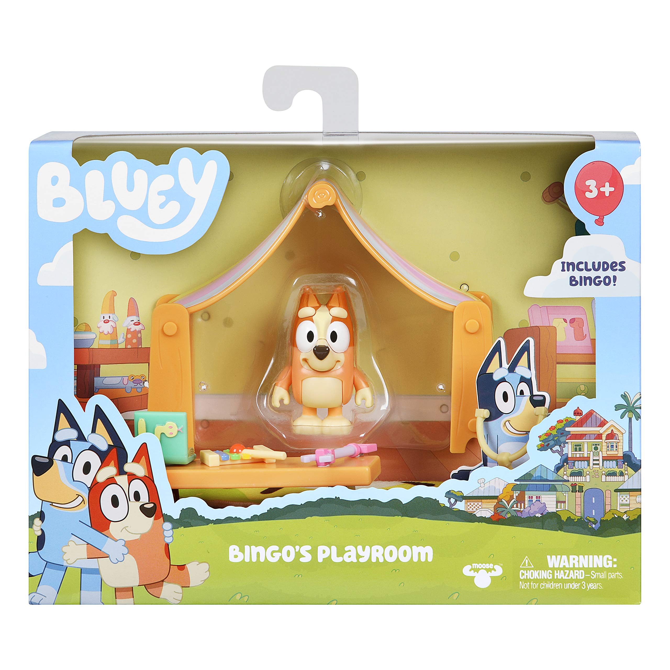 Bluey Mini Playset tent for cozy pretend play sessions