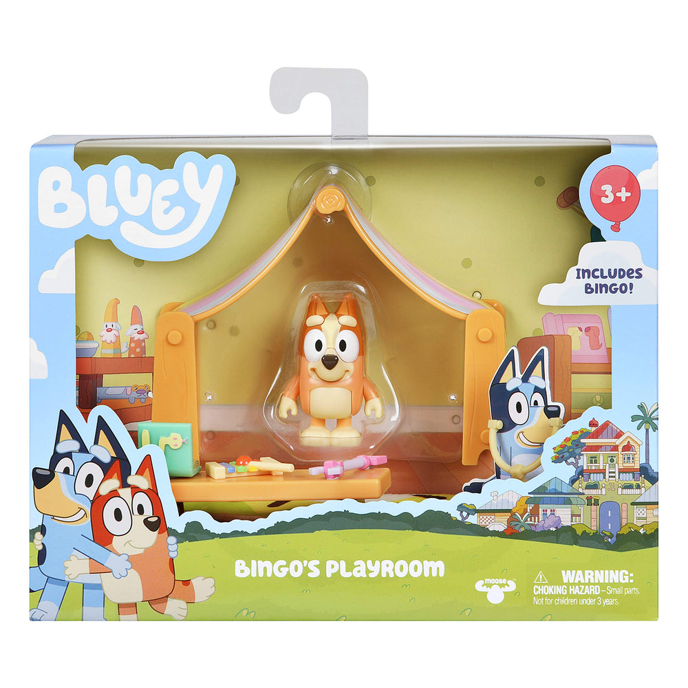 Bluey Mini Playset tent for cozy pretend play sessions