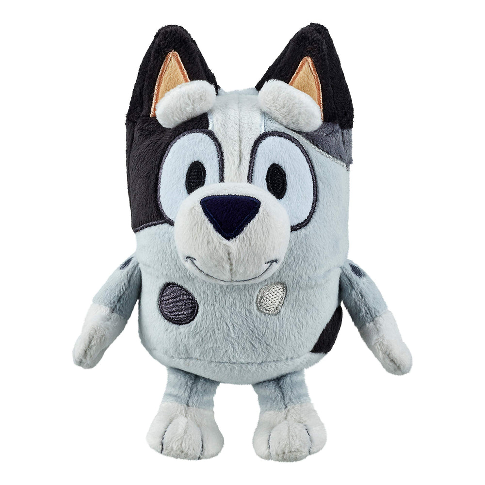 Bluey Muffin plush stands 6.5 inches tall for imaginative play
