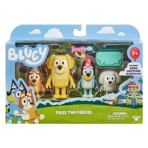Bluey Pass the Parcel bingo figure boosts storytelling fun