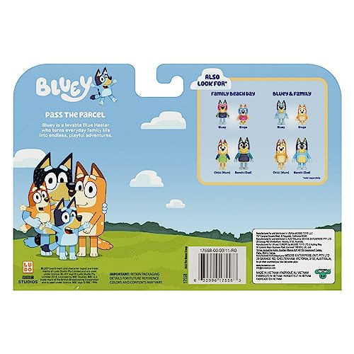 Bluey Pass the Parcel Lila figure expands friendship play