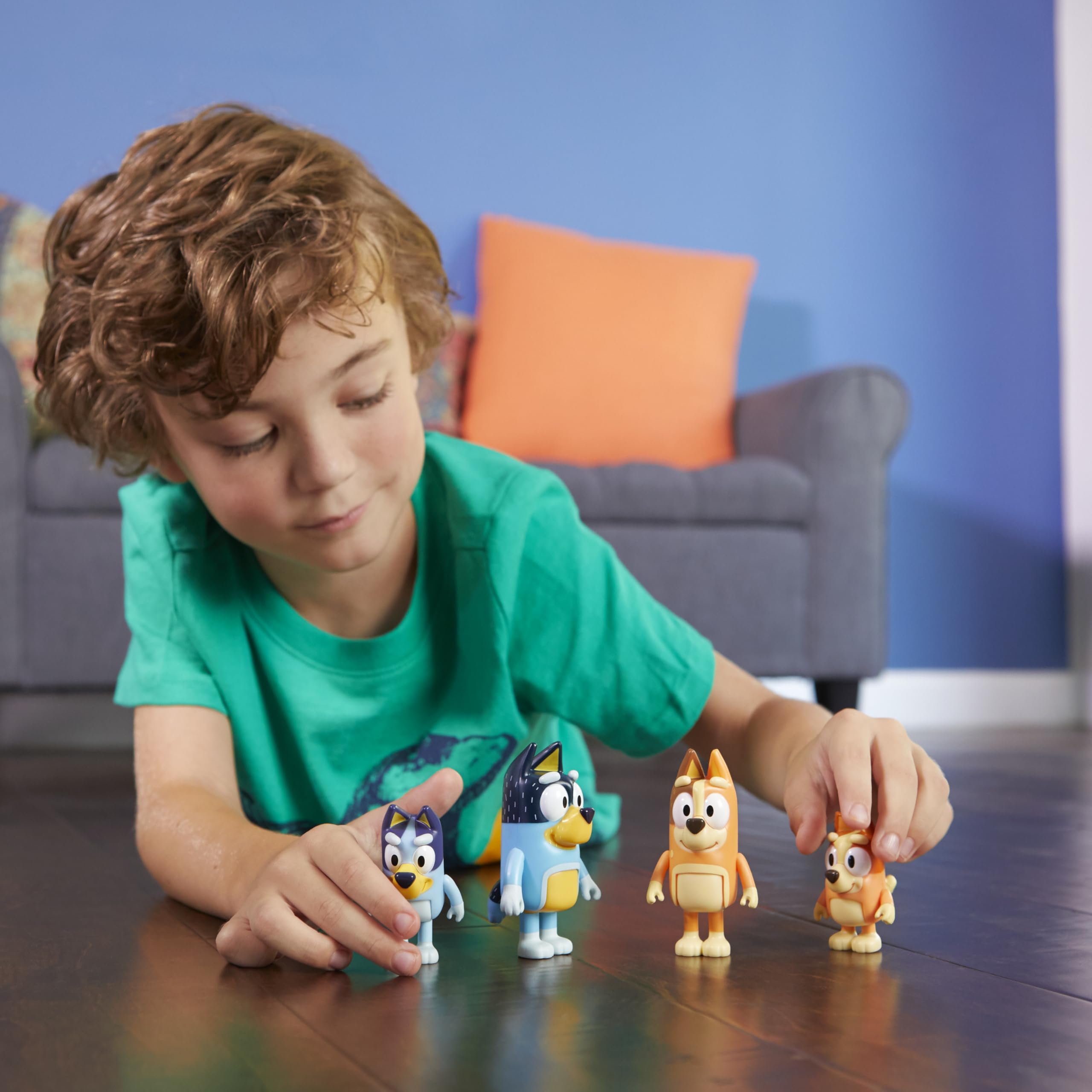 Bluey portable playset fits in bags for on-the-go fun.
