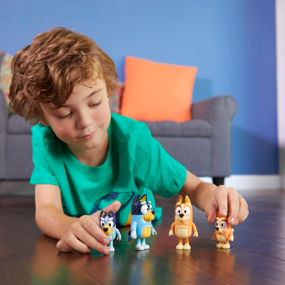 Bluey portable playset fits in bags for on-the-go fun.