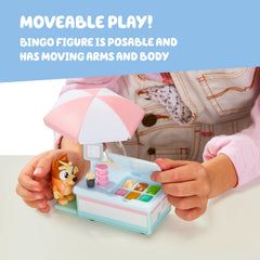 Bluey pretend ice cream accessories enhance scooping playtime.