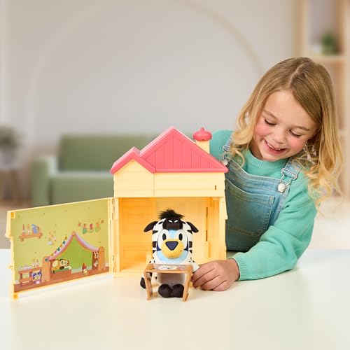 Queens Bluey crown plush adds regal flair for imaginative play.