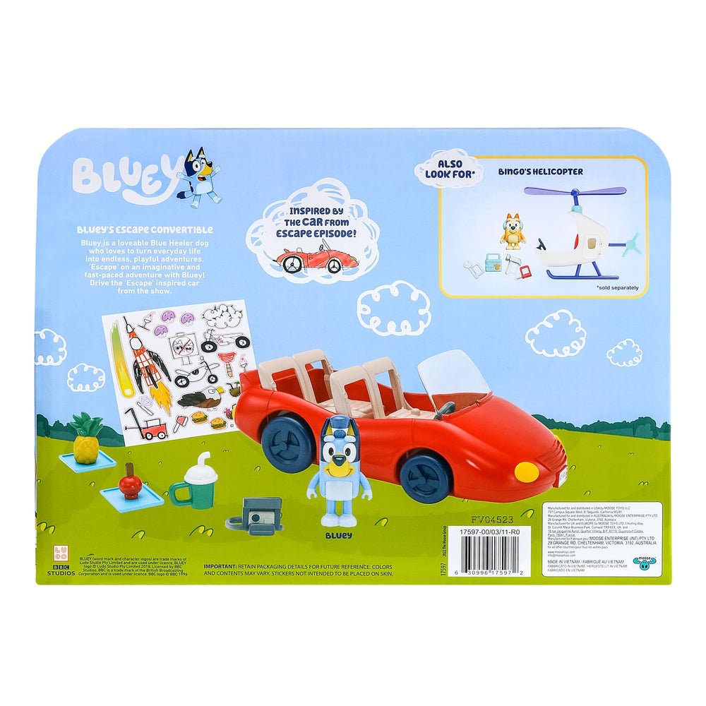 Bluey road-trip playset supports cooperative storytelling among friends