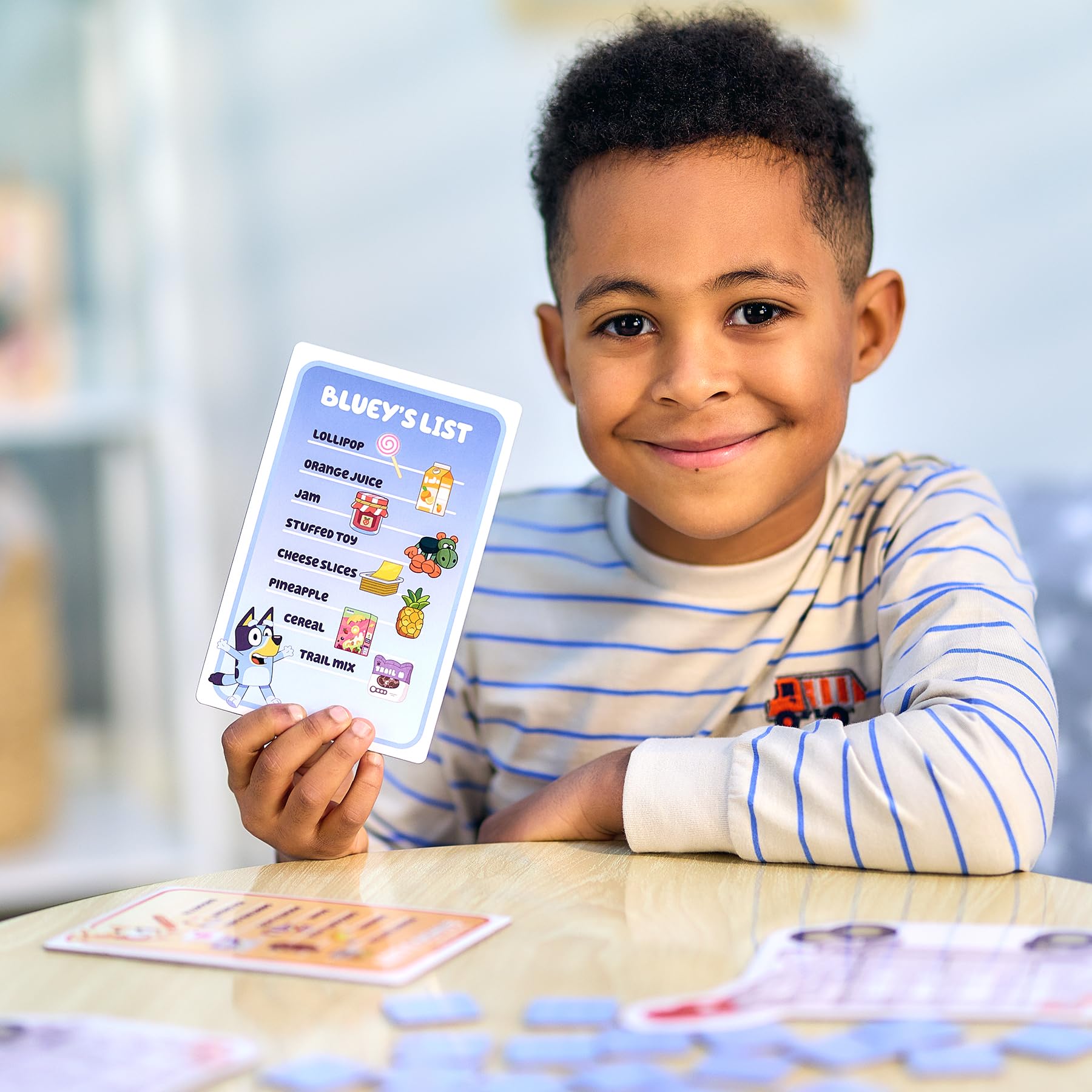 Trolley cards guide gameplay and add color to play sessions.
