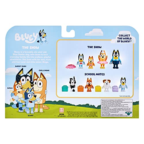 Bluey Showtime Chilli tutu tiara figure supports creative dress-up and role-play.