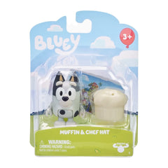 Muffin with chef hat from Bluey Story Starters for kitchen role-play.