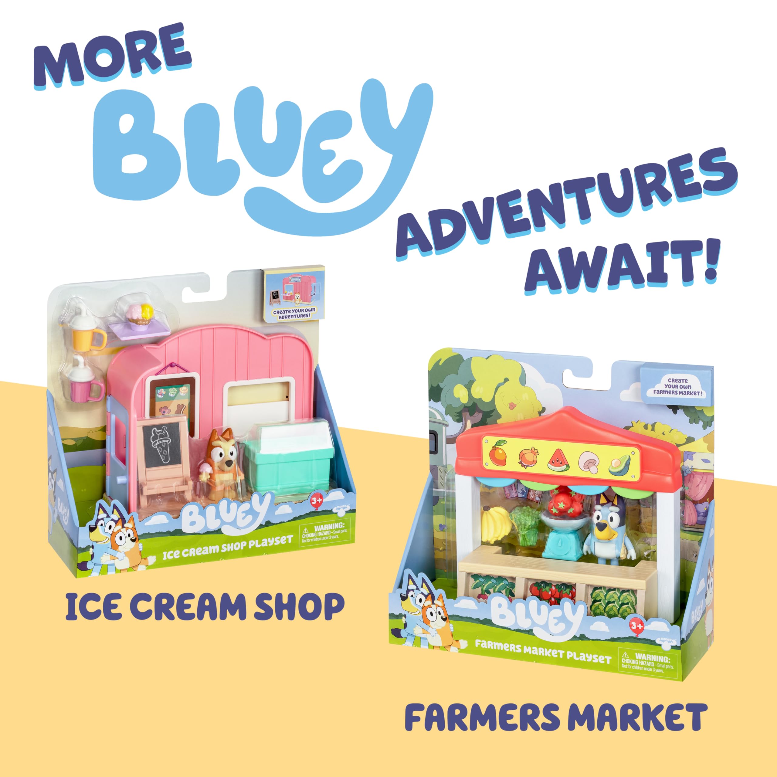 Bluey toddler toy set adds collectible fun to playtime.