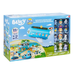 Bluey Transforming Plane Mega Set main plane for expansive imaginative adventures.