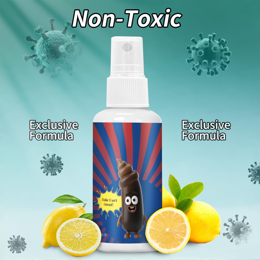 BlueYE green cleaner bottle to reset spaces after a prank.
