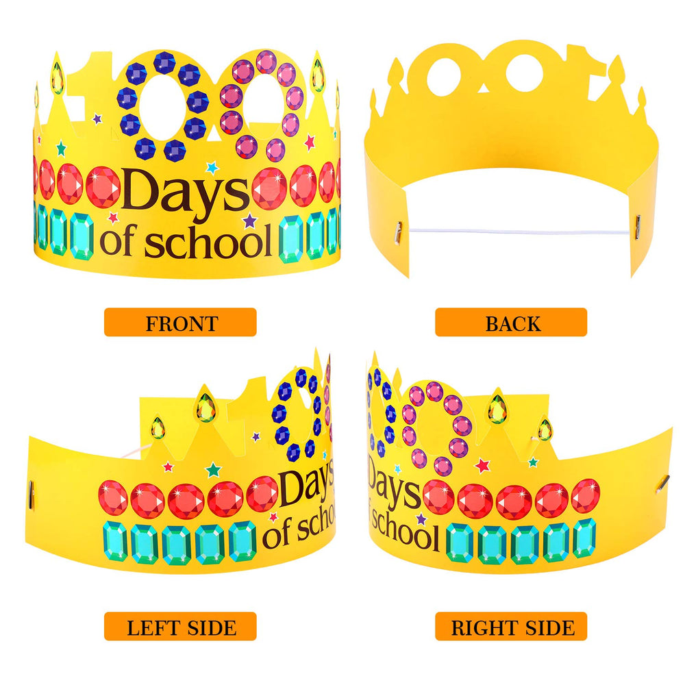 Blulu 100 Days crowns used as cheerful photo props.