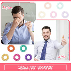 Blulu acupressure ring rose red spikes for discreet relief.