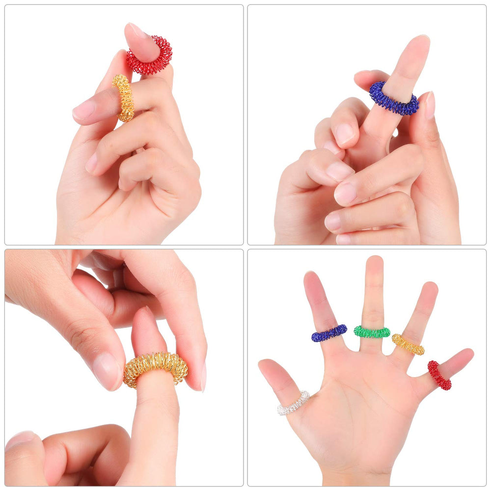 Blulu acupressure rings for teens and adults.