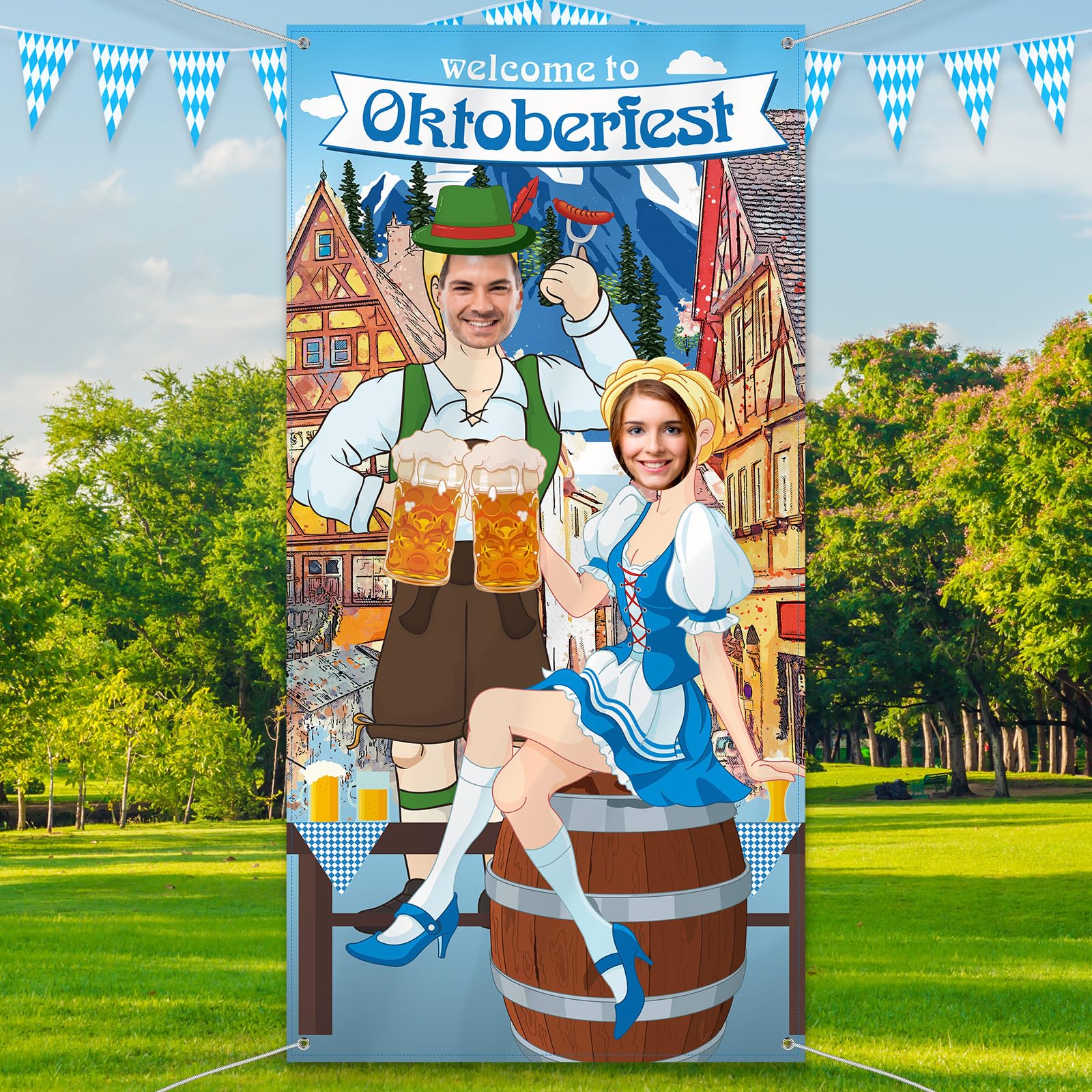 Blulu durable polyester banner resists wear and keeps colors bright