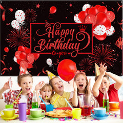 Blulu banner suitable for indoor or outdoor celebrations and photo zones