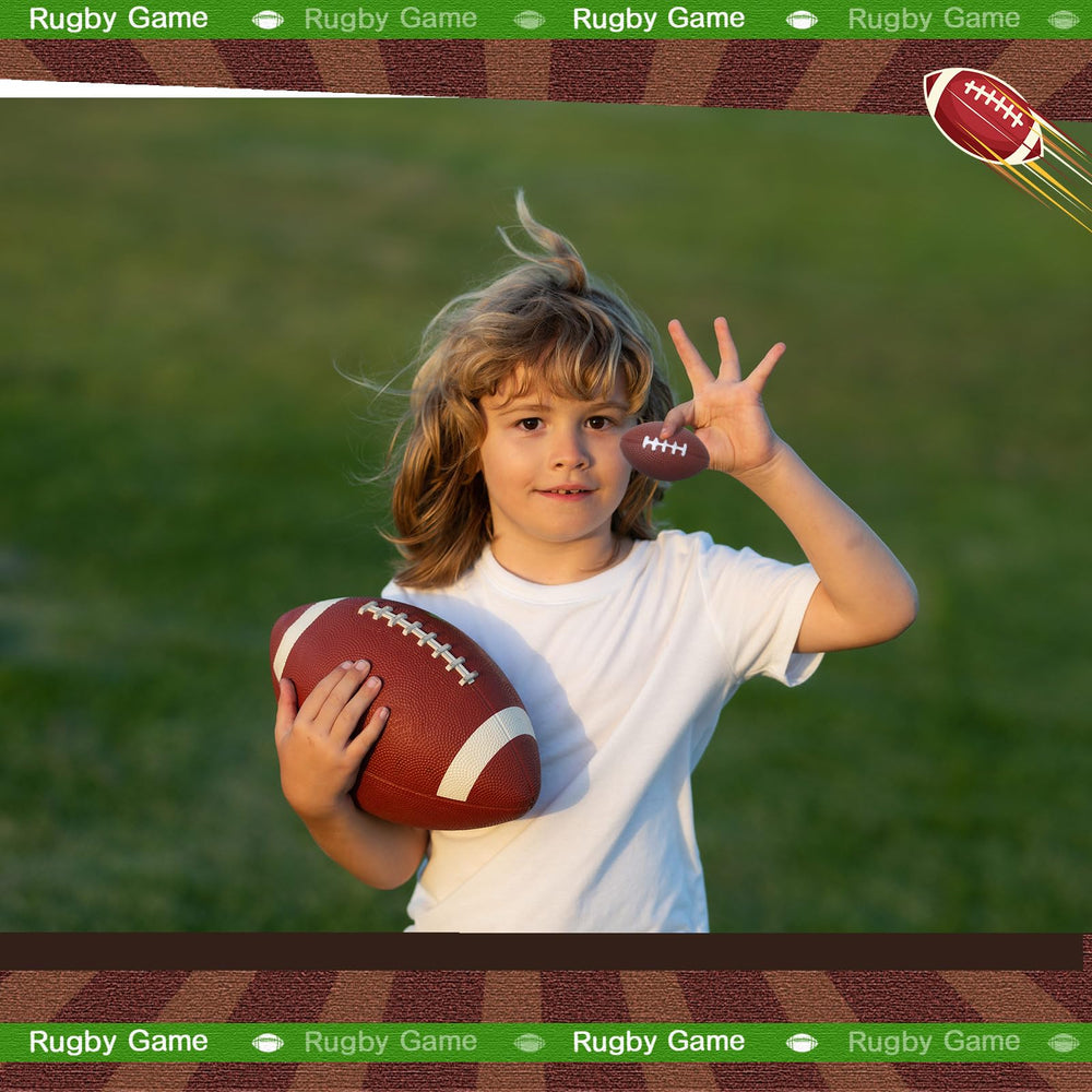 Blulu mini footballs packed in gift bags for birthdays.