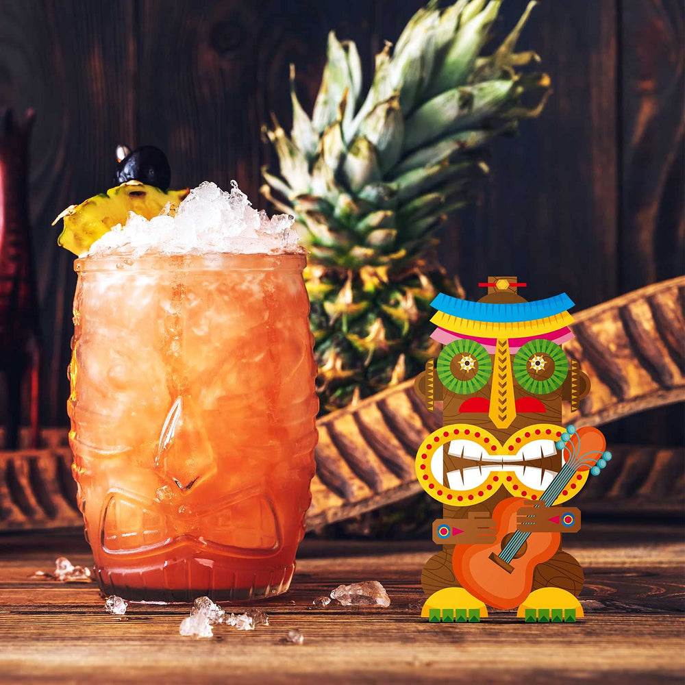 Blulu tiki centerpieces provide sturdy, self-standing decor during events.