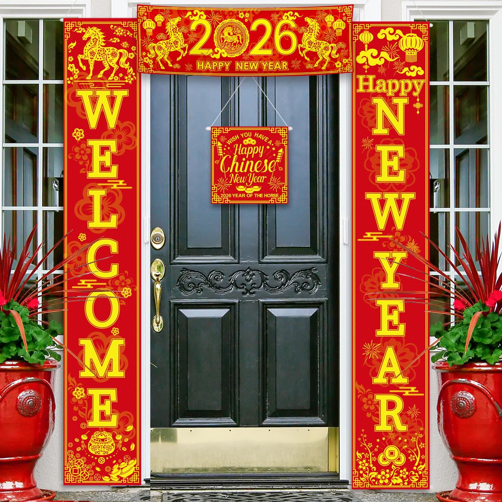 Blulu year of the horse themed decor invites celebratory vibes for guests