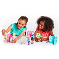 Blume Doll reveals 10+ surprises including a mini friend and sticker sheet.