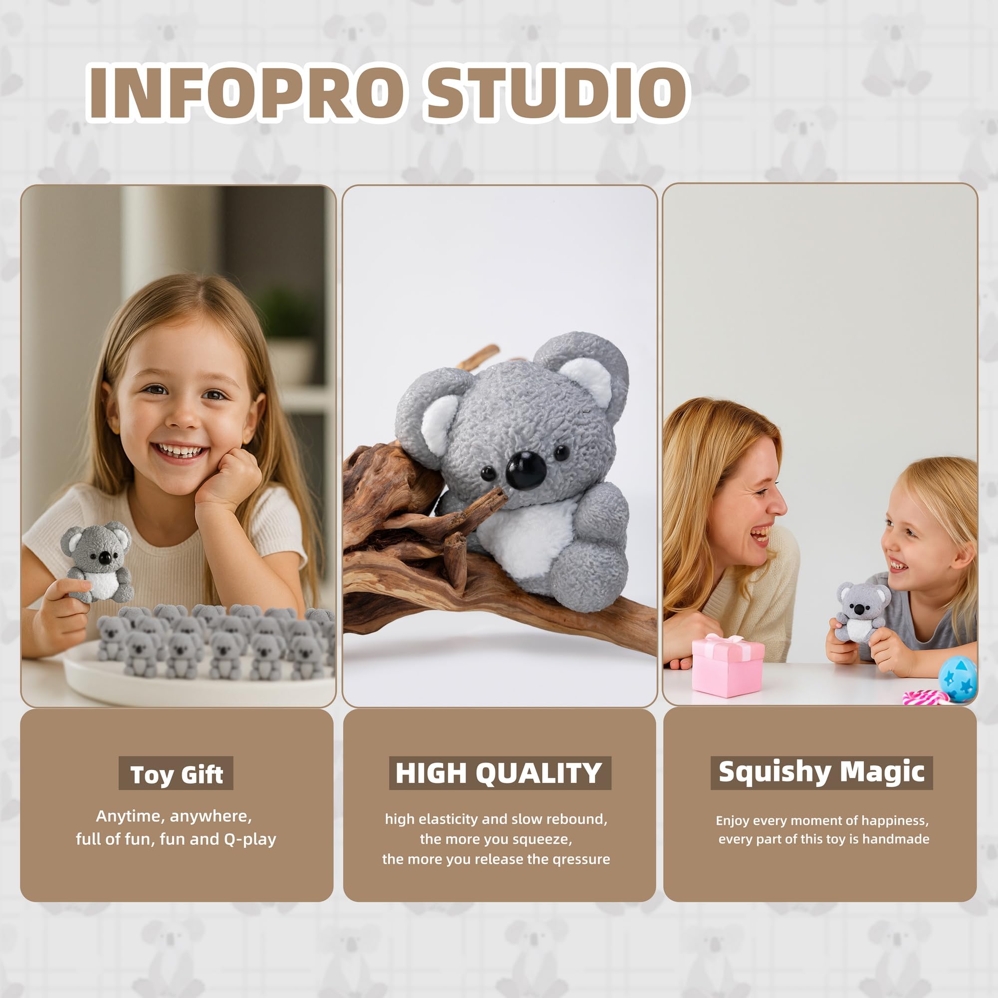 Blurphel Taba Koala Squishy provides tactile calm during study or commute