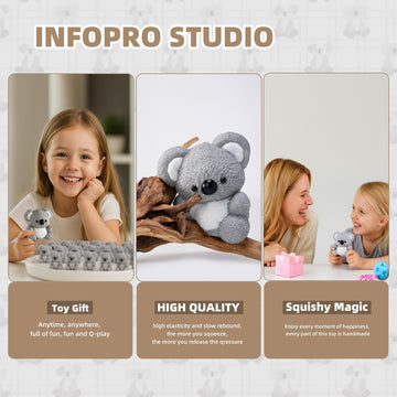 Blurphel Taba Koala Squishy provides tactile calm during study or commute
