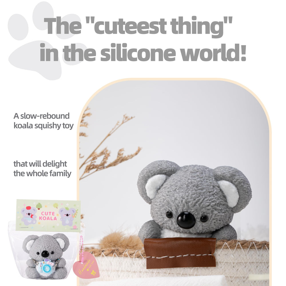 Blurphel Taba Koala Squishy offers a soft silicone texture with gentle tack