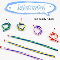 Blvochnnt rotating-stripe pencil offers colorful playtime fun.