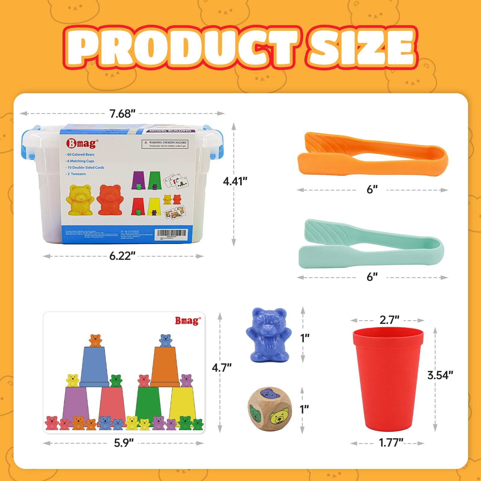 Bmag counting bears set offers family-friendly play and learning moments