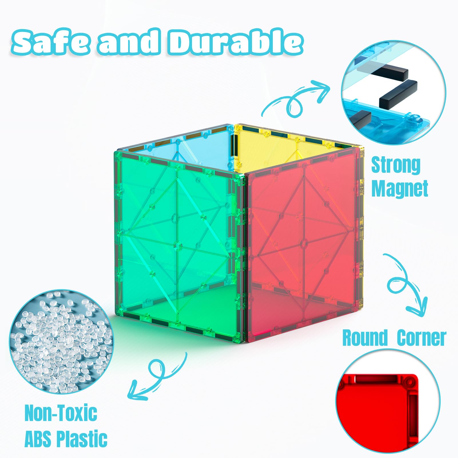Bmag expansion tiles compatible with most brands for versatile builds