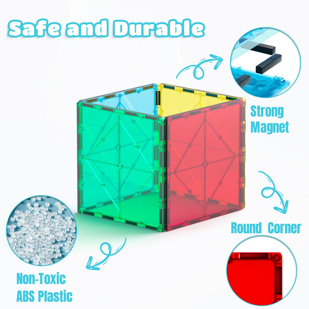 Bmag expansion tiles compatible with most brands for versatile builds