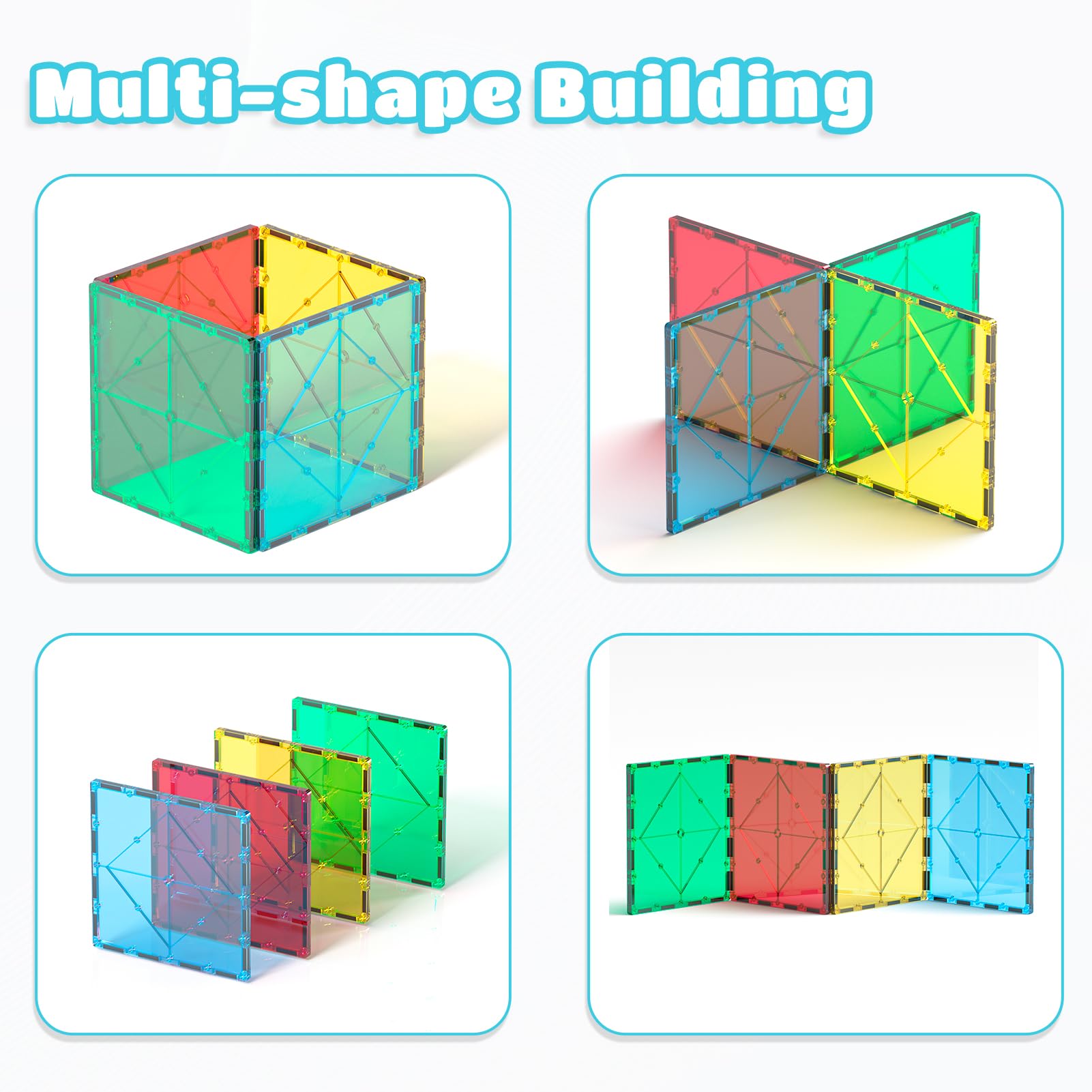Bmag safe durable ABS tiles with rounded edges protect little hands