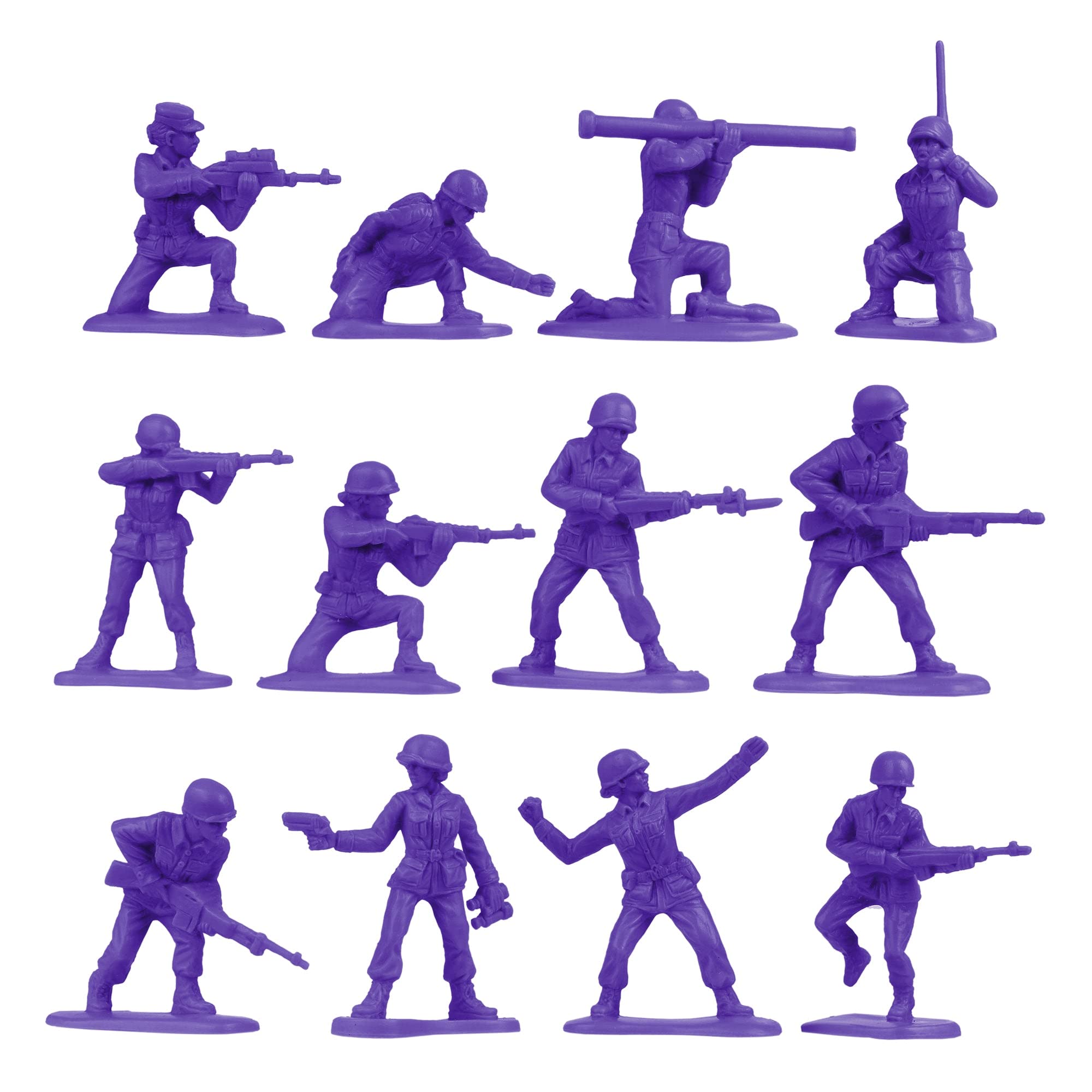 Standing Rifleman figure from BMC Army Women for classic pose play