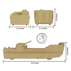 BMC Toys Classic Landing Craft ramp open detail for play