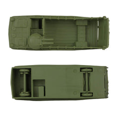 BMC Toys Classic Landing Craft turrets and wheels close-up