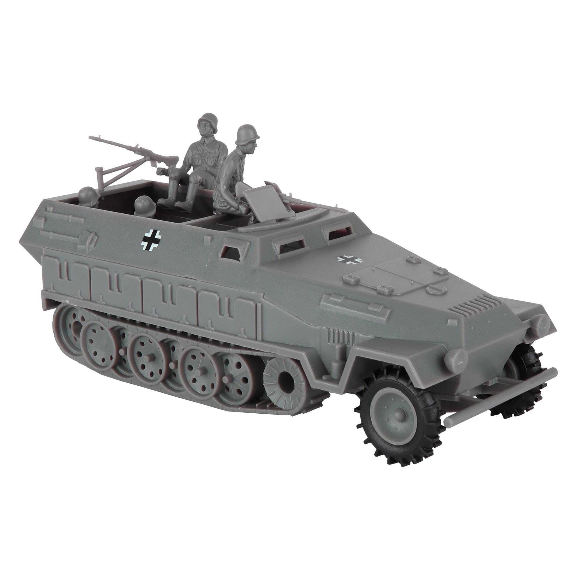 BMC Toys CTS Hanomag Halftrack front view for display and play